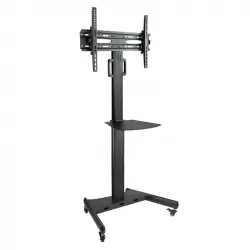 TooQ FS1970M-B Soporte de Suelo con Ruedas para Pantalla 32" a 65" VESA 600x400 Máx. 35Kg