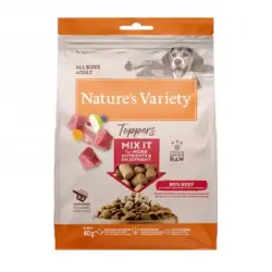 0.04 KG 40 g Nature's Variety Toppers Buey Liofilizado para perros