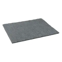 Alfombra Vetbed® mezcla de lanas británicas color gris oscuro - 100 x 75 cm (L x An)