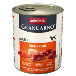 Animonda GranCarno Original Adult 6 x 800 g - Vacuno y pollo