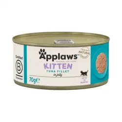 Applaws Kitten Comida Húmeda para Gatitos en Caldo con Atún, 24x70 gr