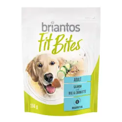 Briantos FitBites snacks con salmón, arroz y calabacín para perros - 150 g