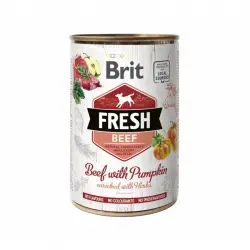 Brit fresh ternera calabaza latas para perro, Unidades 6 x 400 Gr
