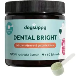 Dental Bright 100% Natural Polvo Dental 3 en 1 para un Aliento Fresco - 60 cacitos