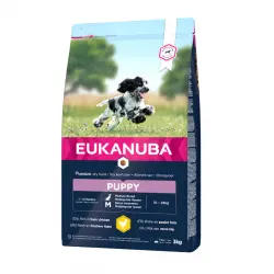 Eukanuba Puppy Medium Pollo pienso para perros