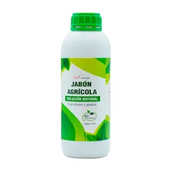 FINCA CASAREJO Jabón Agrícola (potásico) de 1 Litro - Solución Natural contra los Hongos y Plagas como el Pulgón en Plantas - Limpiador Orgánico para las Hojas de los Árboles y Plantas - 1 l