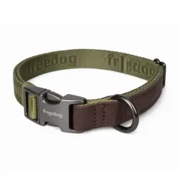 Freedog Linum Green Forest Collar para Perros Verde, 25-35 cm
