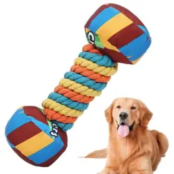 FurryFusion  de peluche para perros con forma de mancuerna - Artículo 1