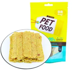FurryFusion Golosinas para perros, carne de pollo deshidratada y verduras - do