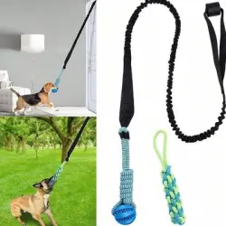 FurryFusion Juego de juguetes para tirar y aflojar para perros - Artículo 1