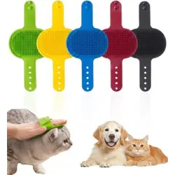 HausPets Juego de 5 cepillos de colores brillantes que no sueltan pelo - 1 artículo
