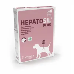 Hepatosil Plus Suplemento Hepatico en Perros de Razas Medianas 30 cpd, Unidades 1 Unidad.
