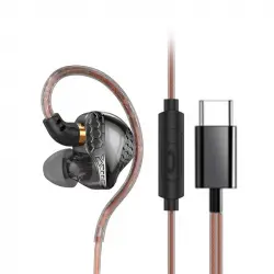 Kinsi H89 Auriculares de Botón InEar Negro