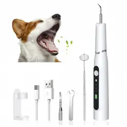 MCBOSON Kit de cepillo de dientes ultrasónico para perros o gatos - 1 pieza