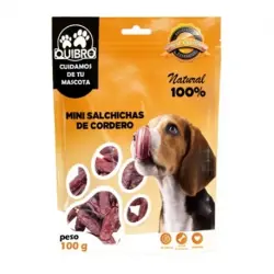 Quibro Mini Salchichas de Cordero Snack Natural para Perros, 1 x 100 gr