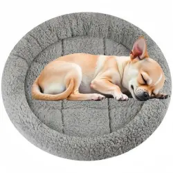 ZooVenture Cama redonda para gatos y perros pequeños - METRO