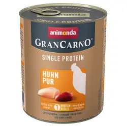 Animonda GranCarno Adult Single Protein 6 x 800 g - Pollo puro