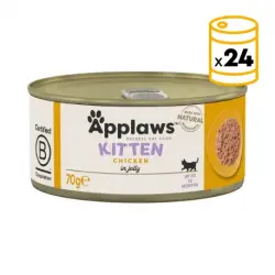 Applaws Kitten Comida Húmeda para Gatitos en Caldo con Pollo, 24x70 gr