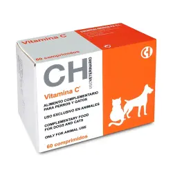 Chemical Ibérica Vitamina C Suplemento Sistema Inmunológico para perros y gatos - 60 comprimidos