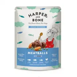 Harper&Bone Meatballs Ocean Wonders Comida Húmeda para Perros, 1 x 300 gr