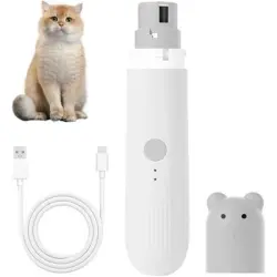 HausPets Lima de uñas para mascotas, 2 velocidades, 5000-7500 rpm, LED - Artículo 1