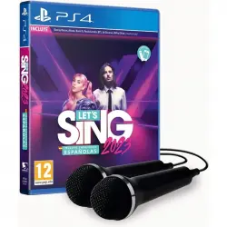 Let´s Sing 2023 Incluye Canciones Españolas + 2 Micrófonos PS4