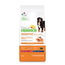 Natural Trainer Adult Medium&Maxi Sensitive Salmón pienso para perros