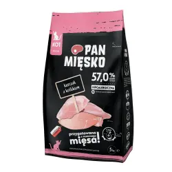 Pan Mięsko Kitten XS pollo con conejo - 5 kg