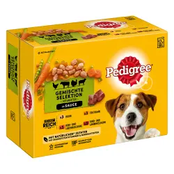 Pedigree 12 x 100 g comida húmeda para perros en oferta: 10 + 2 ¡gratis! - Adult Multipack en salsa