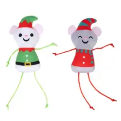 Ratones navideños zooplus exclusive - Pack de 2