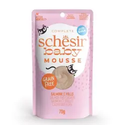 Schesir Baby Mousse 12 x 70 g - Salmón y pollo