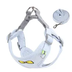 UAMLY Juego de correa para gato (azul) - S