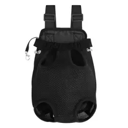 UAMLY Mochila transportadora para gatos delanteros - El negro