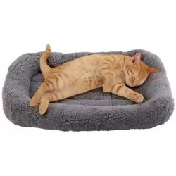 ZooVenture Cama cuadrada para gatos y cachorros - S
