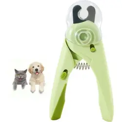 ZooVenture Cortaúñas LED verde para gatos y perros - Color: Verde