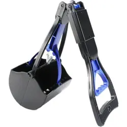 ZooVenture Recogedor de excrementos de perro de 60 cm, antideslizante - Color: Azul