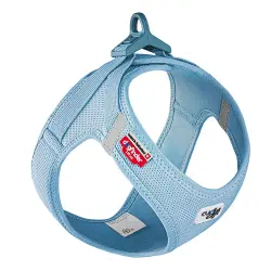 Arnés Curli Vest Clasp Air-Mesh azul cielo para perros - Talla M: 43,4 - 49 cm de pecho