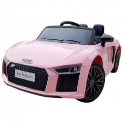 Ataa Cars Audi R8 Spyder Licenciado Coche Eléctrico 12V Rosa