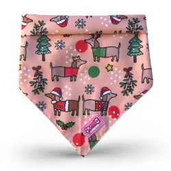 Bandana - Perros Salchicha Navideños