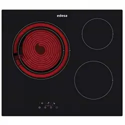 Edesa EVT6328R Vitrocerámica 3 Zonas 60cm Negro