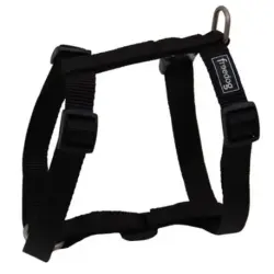 Freedog Arnés Nylon Basico para su mascota de color negro 1 cm