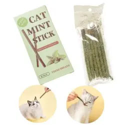 FurryFusion Golosinas para gatos con sabor a menta - Hierba gatera