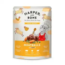 Harper&Bone Meatballs Fresh Market Comida Húmeda para Perros, 1 x 300 gr