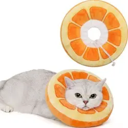 IntiMeg collar naranja para gato - Gatos de tamaño pequeño (3-6 gatos)