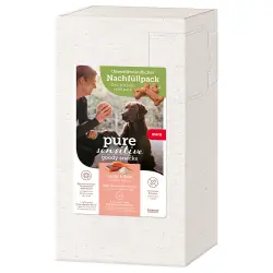 MERA pure sensitive Goody snacks para perros - Pack de relleno salmón y arroz 500 g