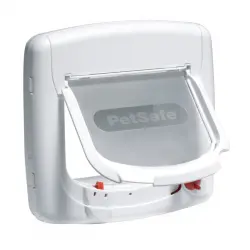 Petsafe Staywell Puerta Magnética Blanca para gatos