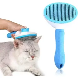 UAMLY Cepillo para el aseo de gatos - azul