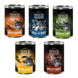 Wild Freedom Adult 6 x 400 g - Pack mixto: 5 variedades