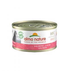 Comida húmeda para gatos adultos Almo Nature salmón 70 gr