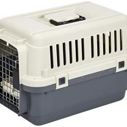 Transportín rígido homologado para perros con comedero (pequeño)